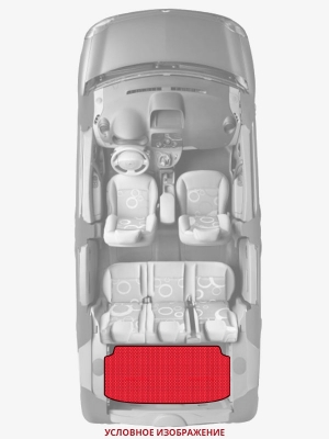 ЭВА коврики «Queen Lux» багажник для ТагАЗ Vortex Corda